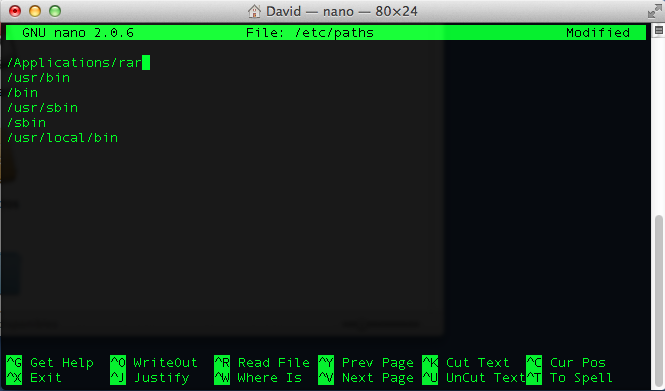 mac open rar terminal mac open rar terminal